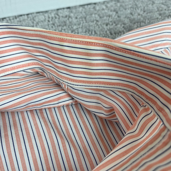 Brooks Brothers Regent Chalk Stripe American Supima Cotton Dress Shirt 16 1/2 - Picture 4 of 9